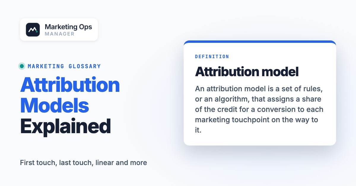 Marketing Attribution Models Explained: First Touch, Last Touch, Linear and More, featured image
