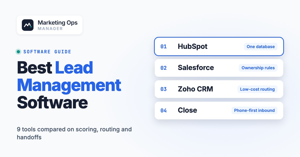 Best Lead Management Software: 9 Tools Compared, featured image