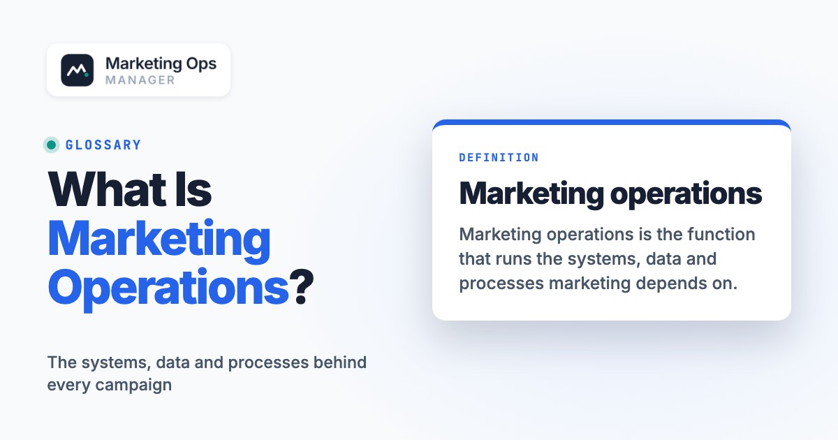 What Is Marketing Operations? A Practical Guide, featured image